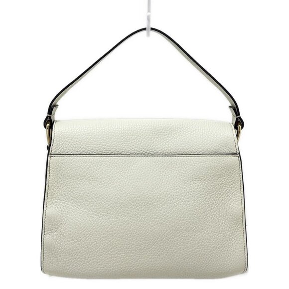 Auth FURLA - Cream Leather Handbag - Picture 3 of 10